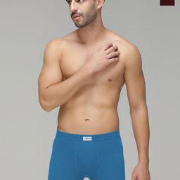 AMUL COMFY Pack Of 2 Pure Cotton Long Trunks AC-FCTRIE-SB-MAR-XS-2PC-picture-45