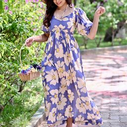 CORSICA Women Floral Printed Blouson Dress-31