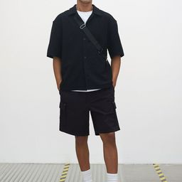 H&M Relaxed Fit Cargo Shorts-49