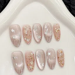 StyleCast x Revolte Set Of 10 Reusable Artificial Nail Extension - Pink-18