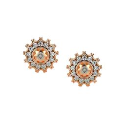 VALANOVA 14K Rose Gold Certified 0.18Ct Lab Grown Diamond Earrings-picture-9