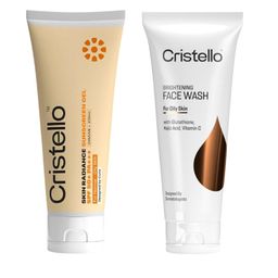 Cristello Set Of 2 Brightening Face Wash & SPF50 PA+++ Sunscreen Gel - 60 g Each-36