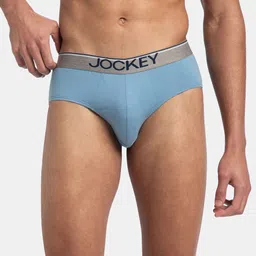 Jockey Men Pack Of 2 Super Combed Cotton Basic Briefs 8037-0205-BUSHD-image-60