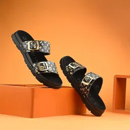 ARIVO Men Striped Sliders-picture-25