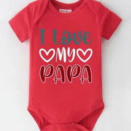 BLUSHES Infant Printed Pure Cotton Half Sleeve Bodysuit-image-85