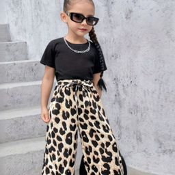 INCLUD Girls Printed T-shirt with Trousers-picture-15