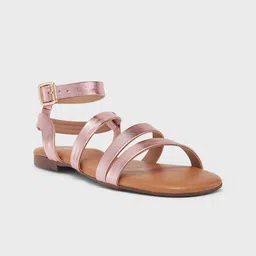 Sole To Soul Women Gladiators with Buckles Flats-43
