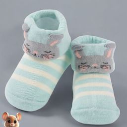 Yellow Bee Infant Girls Patterned Ankle Length Socks-20