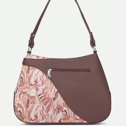 ZOUK Printed Leather Structured Handheld Bag image 4