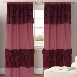 Dekor World Multicoloured Set of 2 Sheer Door Curtain-21