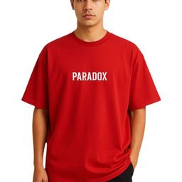 Billion Typography Printed Drop-Shoulder Sleeves Pure Cotton Oversized T-shirt-image-95