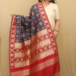 Luxurionworld Ethnic Motifs Woven Design Dupatta-picture-7