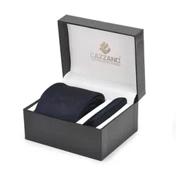 Cazzano Men Accessory Gift Set Of Tie and Pocket Square-image-28