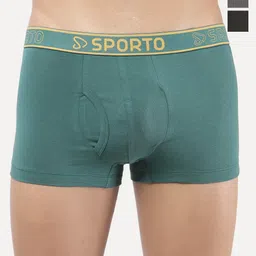 Sporto by Macho Pack Of 3 Combed Cotton Trunks-picture-19