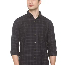 SNX Men Tailored Fit Checked Casual Shirt-picture-34
