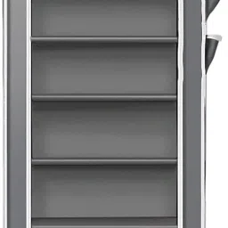 6 Layer Conduit Pipe Frame Cloth Organizer with Cover PP Collapsible Wardrobe-9