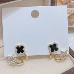 Shining Diva Fashion Gold Plated Artificial Stones Studded Star Shaped Studs-40