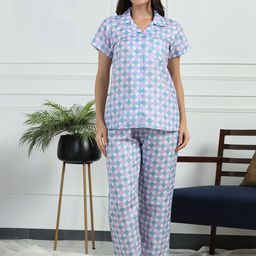 House of Comfort Women Printed Night suit-image-87