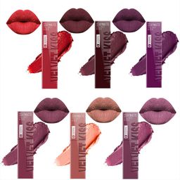 krayons Set Of 6 Velvet Kiss Liquid Matte Lipstick - 3.5 ml Each 01 02 03 04 05 06-1