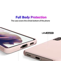 LIRAMARK Liquid Silicone Soft Samsung Galaxy S22 Plus Back Case image 3