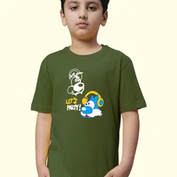 Friskers Boys Graphic Printed Round Neck Cotton T-shirt-47