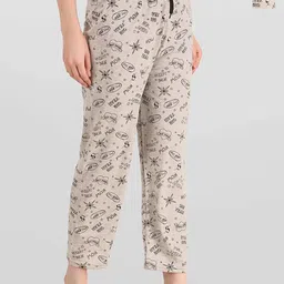 FIT N FAME Women Pack Of 2 Printed Soft Cotton Lounge Pants-picture-16