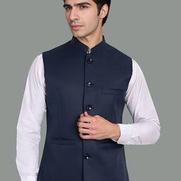 Moda Rapido Satin Nehru Jacket-image-60