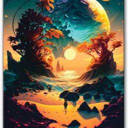 Nature View Printed Wooden {MDF} Exam Board| 14x10 Inches-image-25
