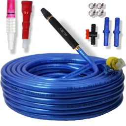 FLEXIBLE HOSE PIPE 30 METER HOSE PIPE INTERNAL DIAMETER (SIZE 0.5 INCH, 12 mm) WITH ACCESSORIES GARDENING , HOUSE CLEANING AND CAR WASHING MULTICOLOR Hose Pipe-image-92