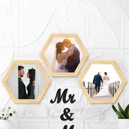 Art Street Beige 2 to 4 Pieces MDF Wall Photo Frames-42
