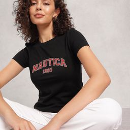 Nautica Brand Logo Printed T-shirt-picture-32