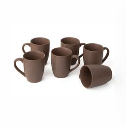 BODHI HOUSE Brown Solid Ceramic Matte Cups Set of Cups and Mugs-38