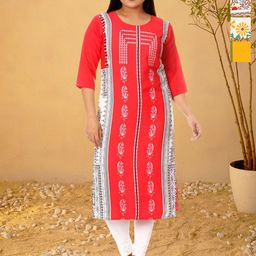 Anouk Rustic Pack Of 4 Women Ethnic Motifs Printed Straight Kurtas-image-43