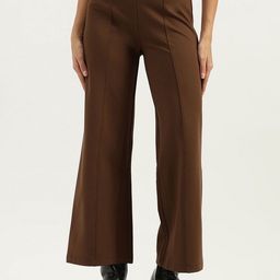United Colors of Benetton Women Straight Fit Bootcut Trousers-image-19