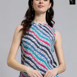THE FAB FACTORY Women Pack of 2 Printed Top-picture-4
