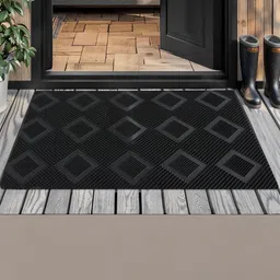 IVAZA Black Anti-Skid Doormats-image-90