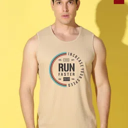 WOOSTRO Pack Of 2 Printed Super Combed Cotton Gym Vests VWS26(RUN RUST)(98 MAROON)-image-36