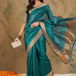HMP Fashion Zari Pure Silk Saree-picture-56