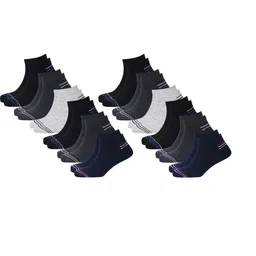 Akeeta Unisex Set Of 12 Striped Cotton Ankle Length Socks-picture-28