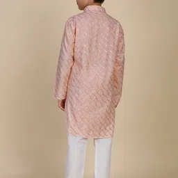 Pro-Ethic STYLE DEVELOPER Boys Embroidered Regular Kurta with Pyjamas image 5