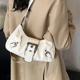 LULU & SKY PU Oversized Bucket Hobo Bag image 5