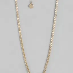 Forever New Gold-Plated Crystal Studded Link Necklace-picture-24