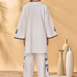 Masaba Trellis Palm Printed Co-ord Set image 2