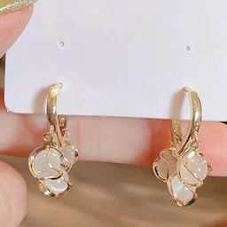Celestria Gold Plated Contemporary Hoop Earrings-image-34