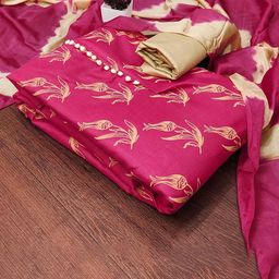 Maroosh Floral Printed Unstitched Dress Material-picture-25