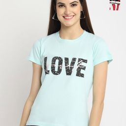 Dreambe Women Typography Printed T-shirt-picture-6