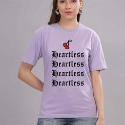 FALTU.CO Women Printed Drop-Shoulder Sleeves Pure Cotton T-shirt-image-87