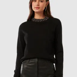 Forever New Women Round Neck Pullover Sweater-image-44