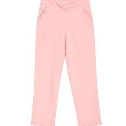 Allen Solly Junior Girls Mid-Rise Regular Fit Trousers-40