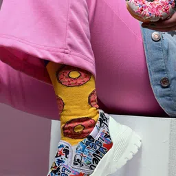 Lazy Bums Unisex Patterned Above Ankle Length Socks image 4
